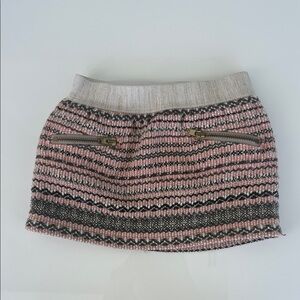 Stylish Pink and Black Women's Skirt